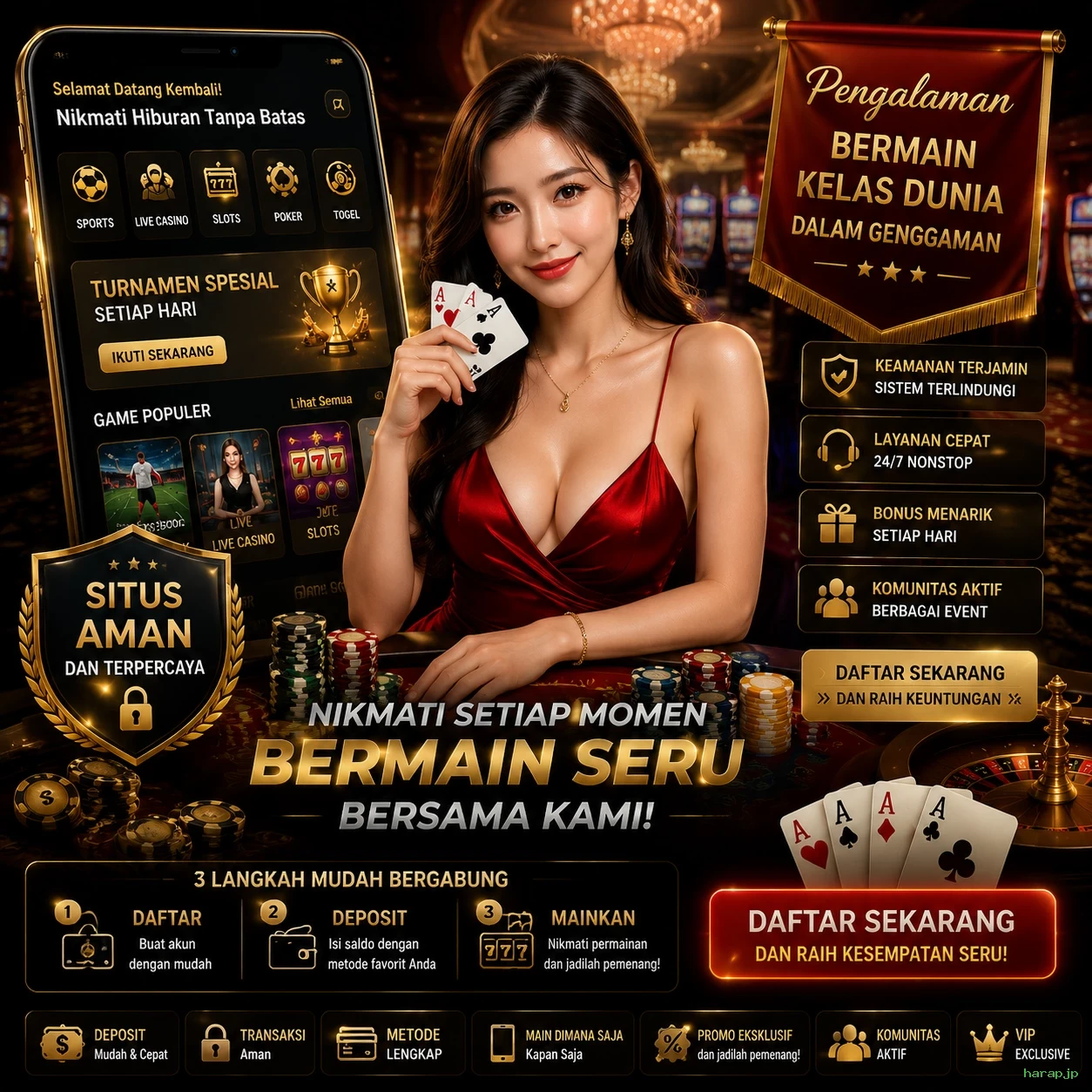 Berbagai Jenis Permainan yang Tersedia di harapjp
